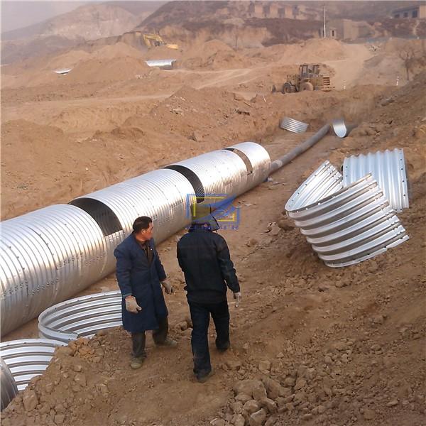 galvanized culvert used in UAE